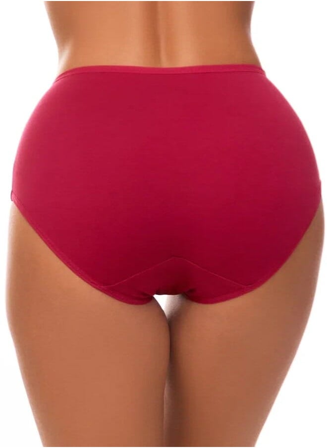 Every Woman Knows - Women's Underwear Mid-Coverage Briefs Everyday Panties with Stretched Mesh Multipack - Image 1