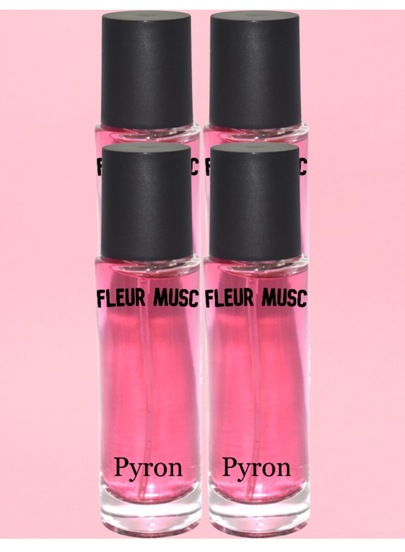 بيرون 4 قطع ماء عطر فلور مسك 30 مل EDP