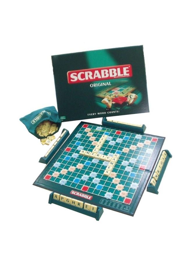 107-Piece Scrabble Original Board Game Set 0116Y-1 - Image 1
