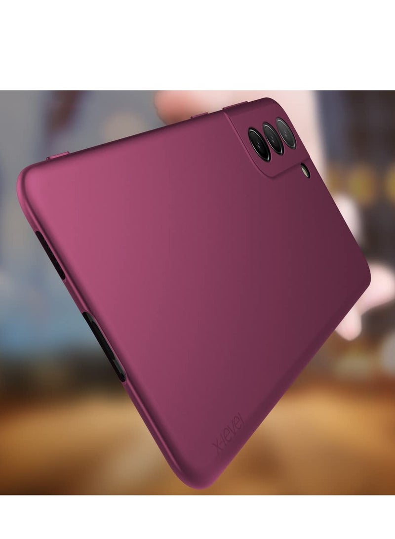 Samsung Galaxy S21+ Plus Case Slim Fit Soft TPU Super Ultra-Thin [Guardian Series] S21 Plus Phone Back Cover Light Protective Matte Finish Coating Case Compatible Samsung S21+ Plus - Image 3