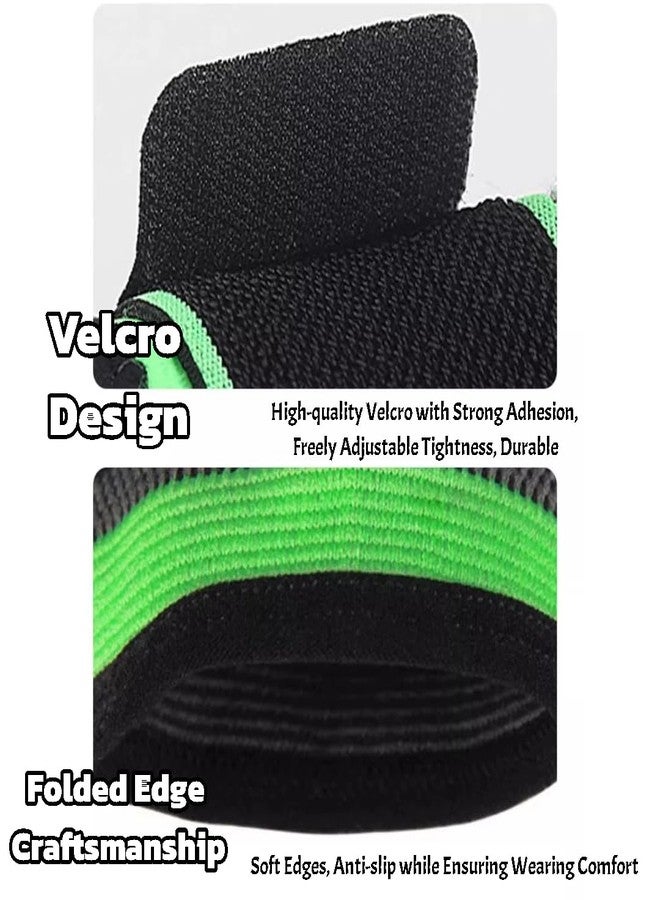 DOUSHI Knitted Nylon Elbow Support, Breathable and Lightweight Design, Tendonitis Pain Relief, for Gym, Badminton, Cricket, Weightlifting, Elbow Compression Sleeves for Men and Women (2Pcs, Size L) - Image 5