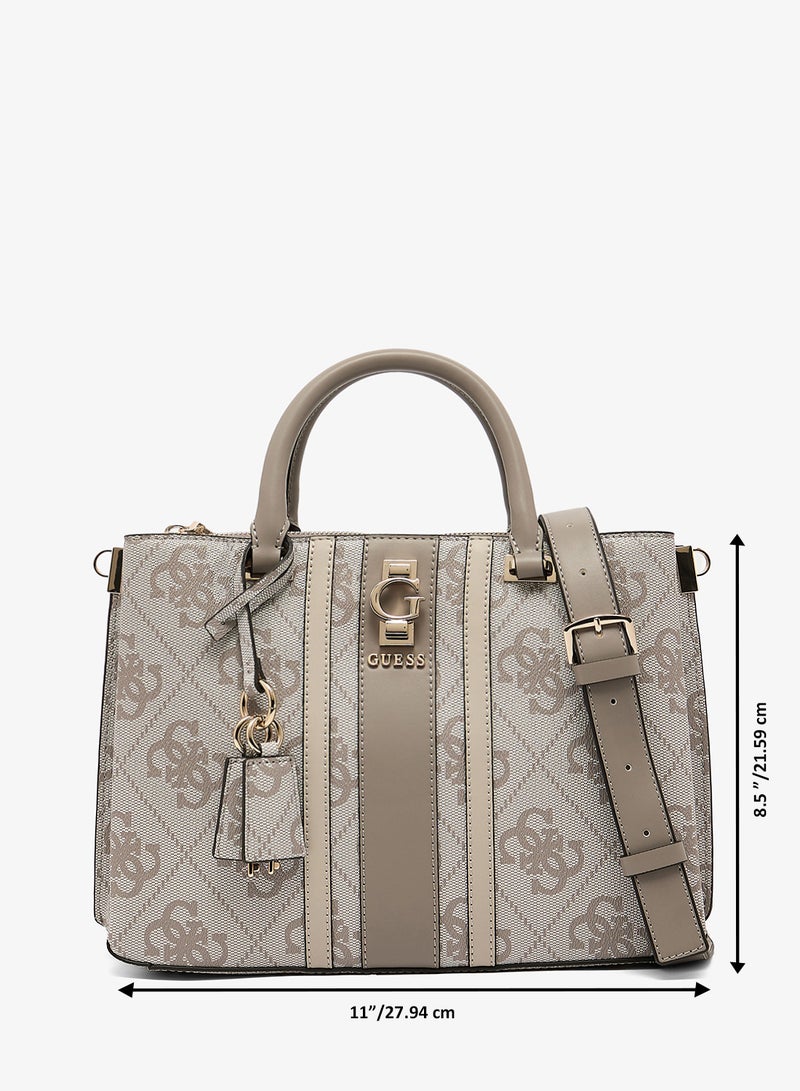 GUESS Erenia Girlfriend Satchel Bag - Image 5