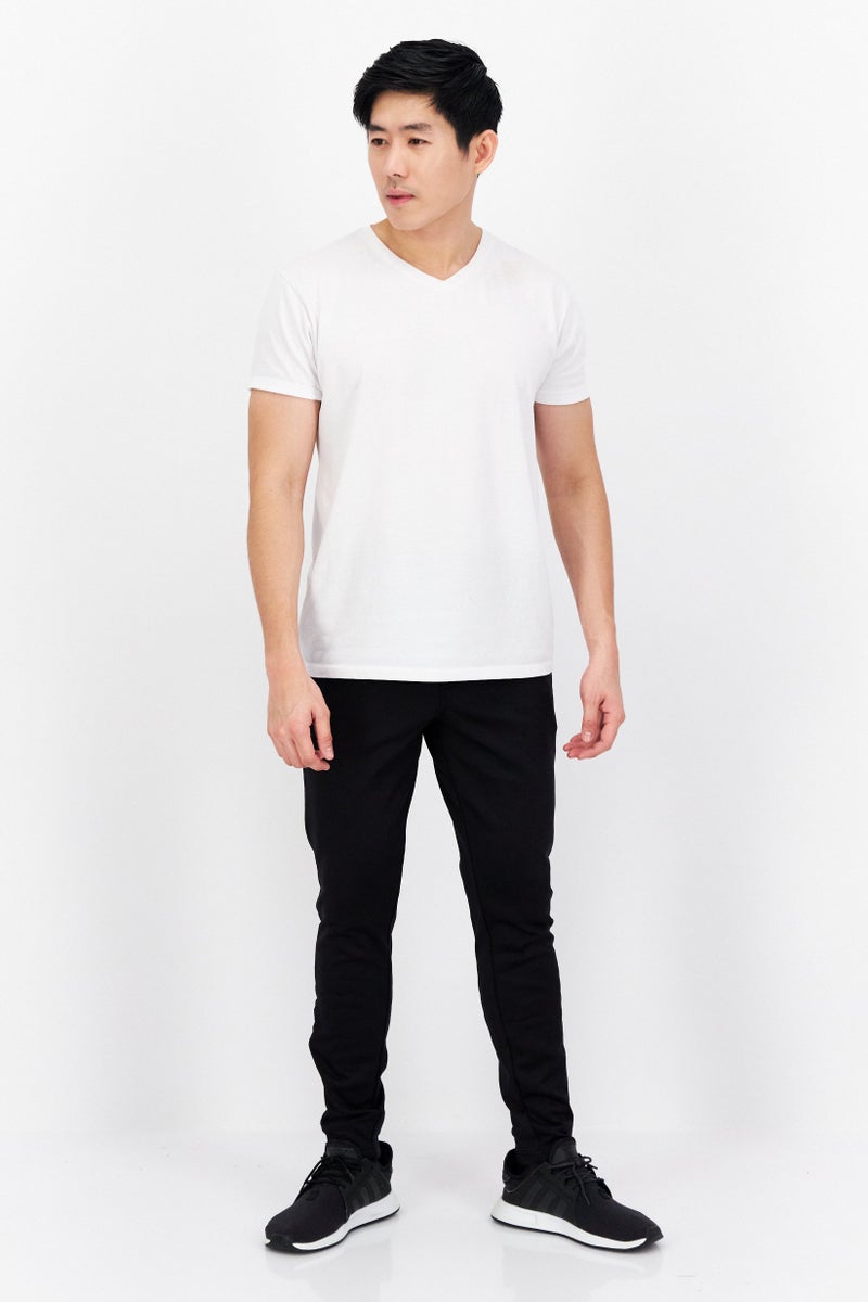 Lyle & Scott سروال رجالي بقصة عادية مستقيمة، أسود - Image 4