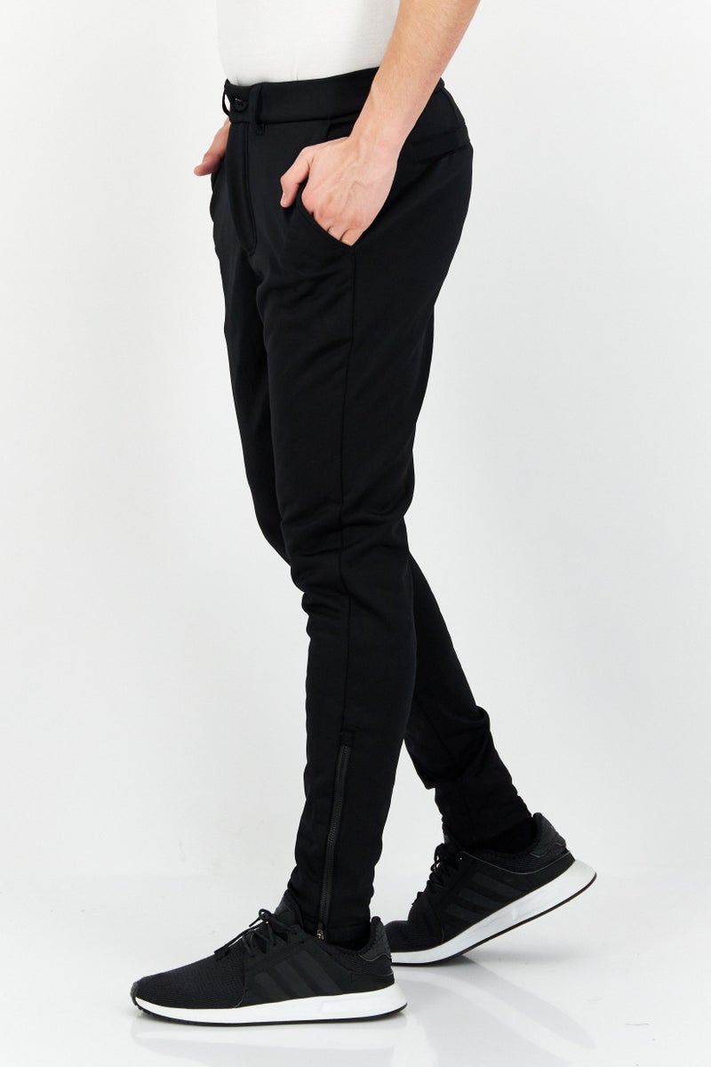 Lyle & Scott سروال رجالي بقصة عادية مستقيمة، أسود - Image 3