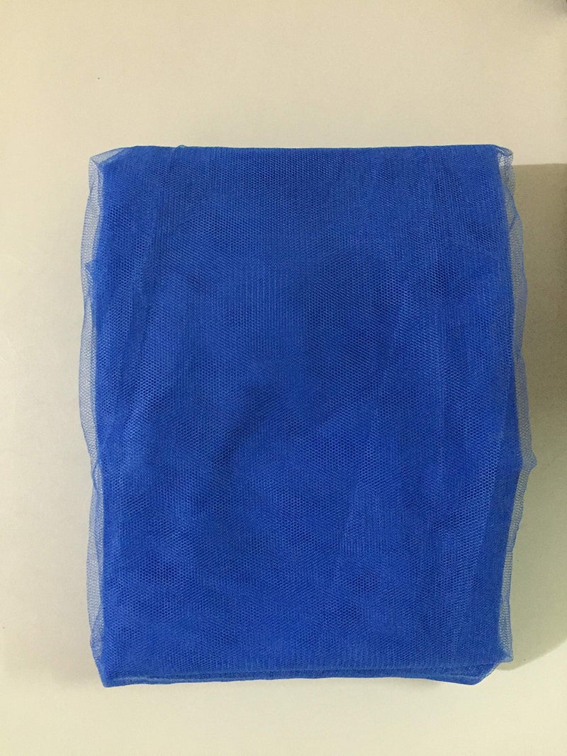 Divayanshi Polycotton Insect & Fly Protection Durable Foldable Machardani Mosquito Net for Bed (Blue, 7 x 7 ft) - Image 2