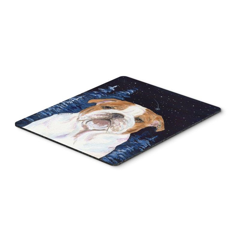 ""Caroline's Treasures Mouse/Hot Pad/Trivet  Starry Night English Bulldog (SS8447MP)""