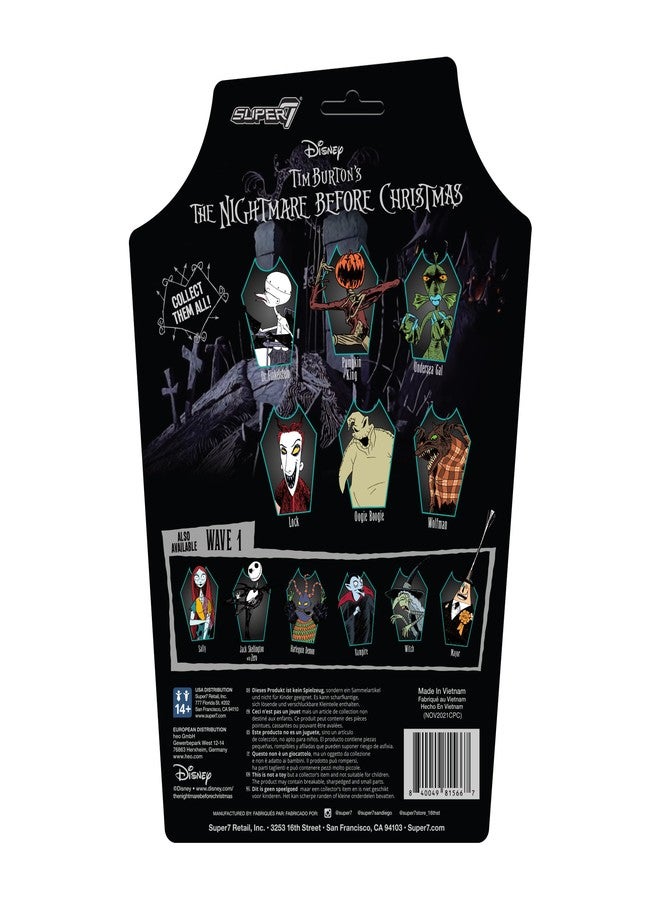 Super7 Tim Burton's The Nightmare Before Christmas Pumpkin King - 3.75" Disney Action Figure with Accessory Classic Movie Collectibles and Retro Toys - Image 3