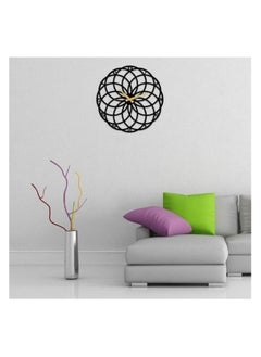 TRENDI LAND ZON Blossom in Time with the Circular Flower 3D Wall Clock for Wall Decoration to looks awesome  - Image 2