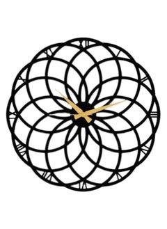 TRENDI LAND ZON Blossom in Time with the Circular Flower 3D Wall Clock for Wall Decoration to looks awesome  - Image 3