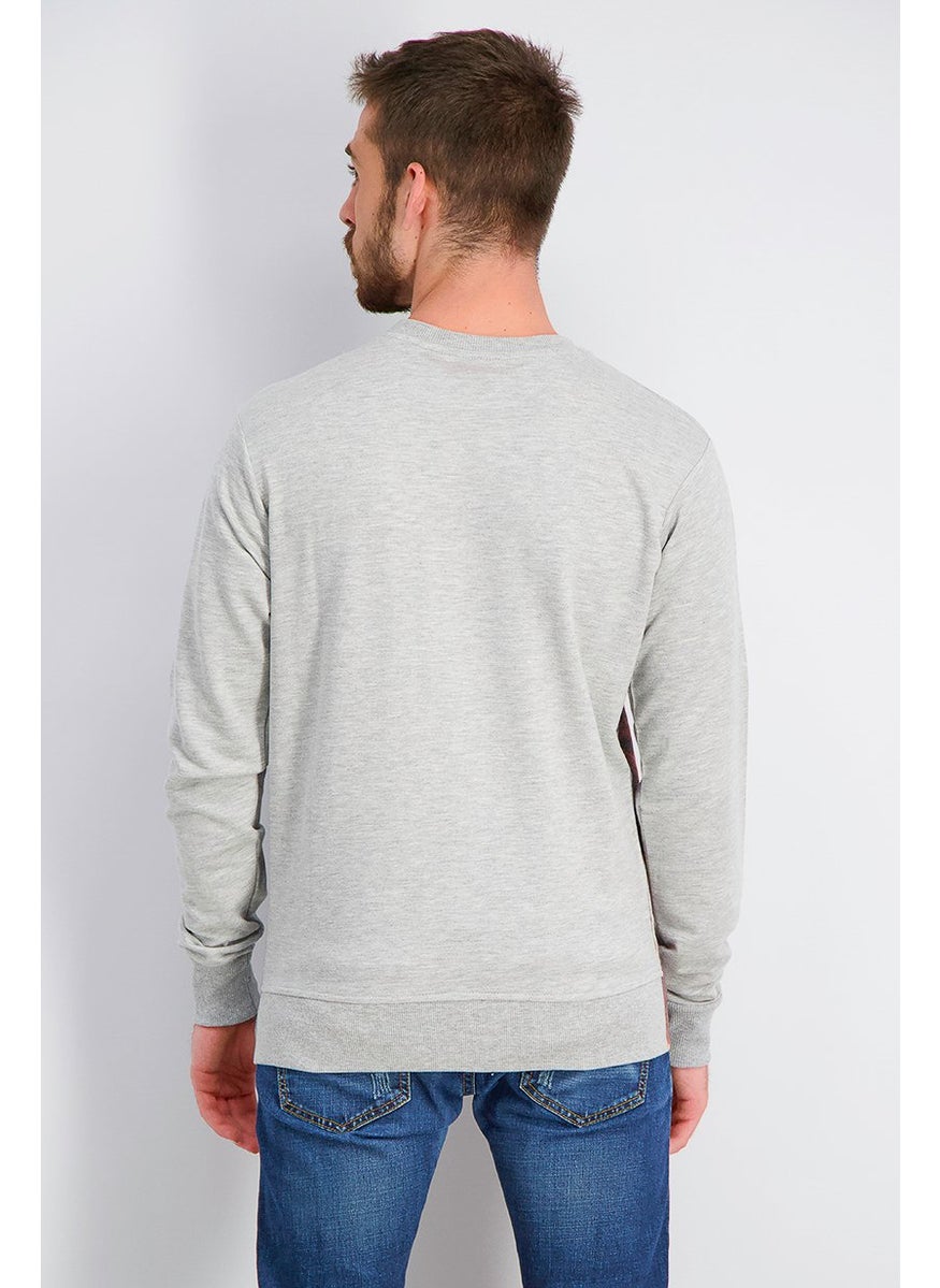 STAR WARS Men Long Sleeve Kylo Ren Graphic Sweater, Gry  - Image 3