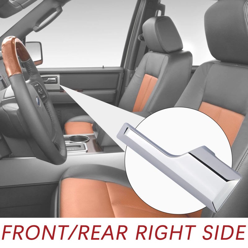 TQPONLY Interior Door Handle,Compatible with 2007-2017 Ford Expedition Lincoln Navigator Front or Rear Right Passenger Side - Image 2