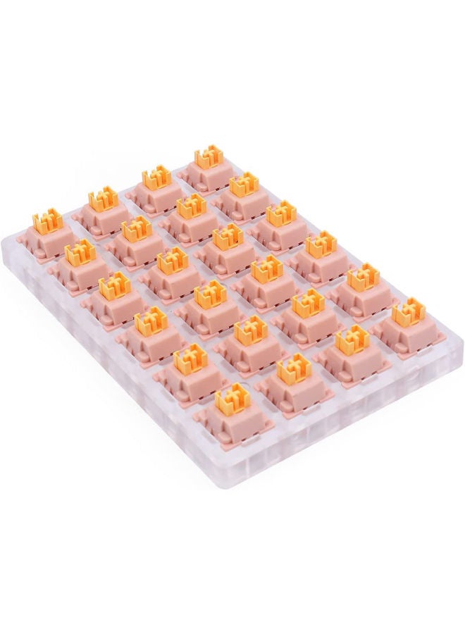 ريدراجون Redragon A113 Bullet-QT مفتاح ميكانيكي ناعم عن طريق اللمس، 3 دبابيس مثبتة على لوحة Cherry MX مكافئة هادئة، لوحة مفاتيح DIY قابلة للتبديل السريع، 50 مليون نقرة (24 قطعة مفاتيح، غطاء مفاتيح + ساحبة تبديل) - Image 5