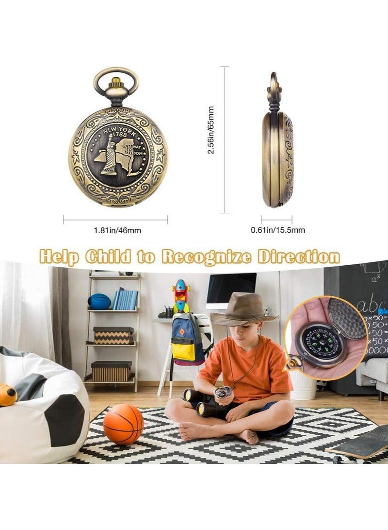 general Kids Classic Portable Compass Accurate Waterproof Hiking Outdoor Camping Driving Boating Backpack Survival Emergency - Image 4