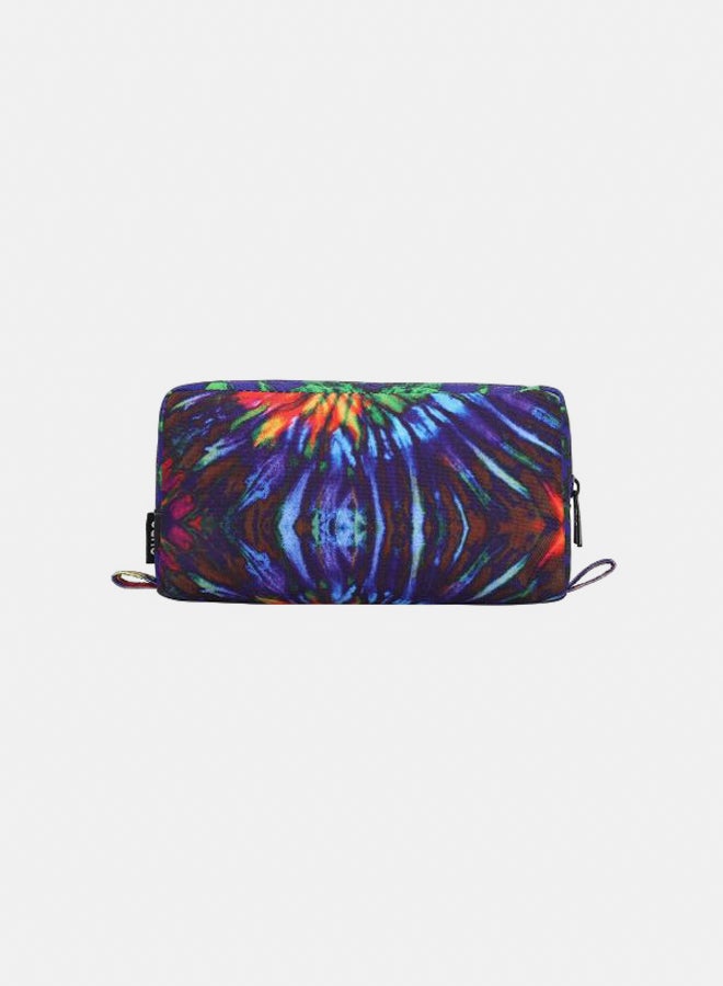 CUBS Junior Junior Student Backpack Navy/Red Tie Dye Pencil case - Image 5