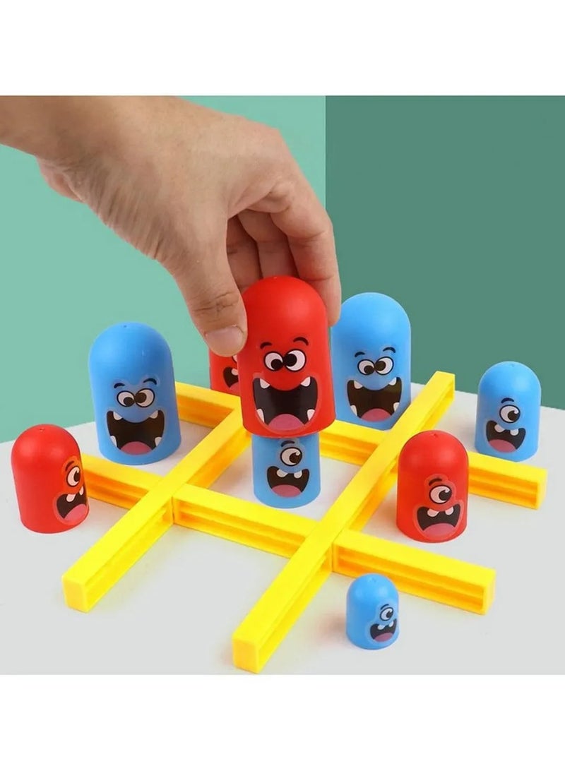 Fun Moment Gobble Tic Tac Toe Strategy & Memory Game for Kids 3+ Years, ABS Plastic - Image 3