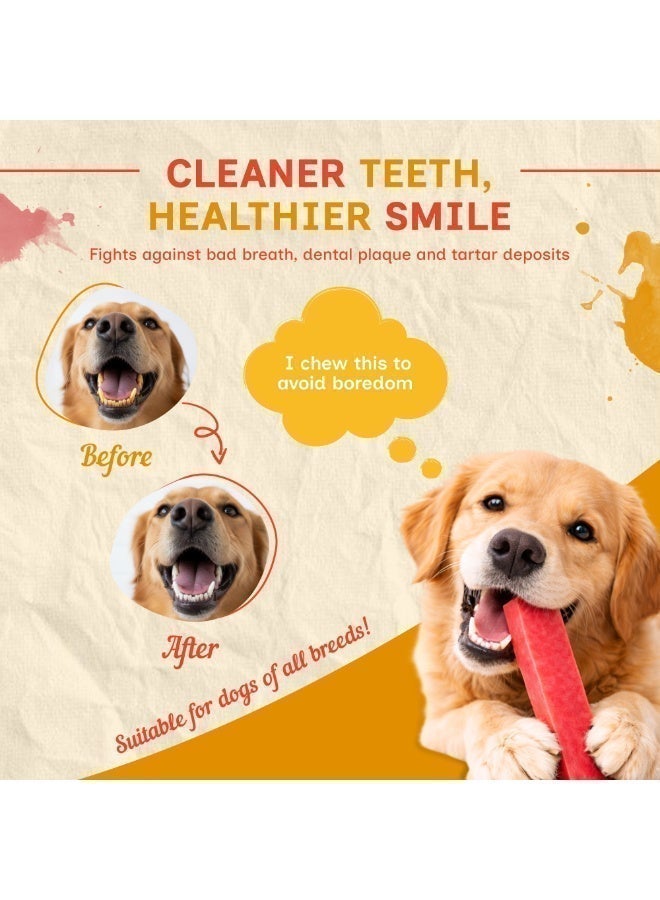PUPRAZY Himalayan Dog Chew Bars| Blueberry, Strawberry, Cranberry| All Natural, Junk-Free Dental Chews| 3 flavors - Image 4