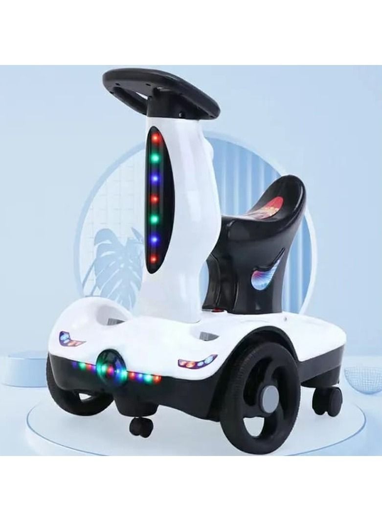 Children's Electric Car Remote Control Toy Stroller Kids Student Charging Scooter Toddlers Drift Balance Car Flashing - Image 2