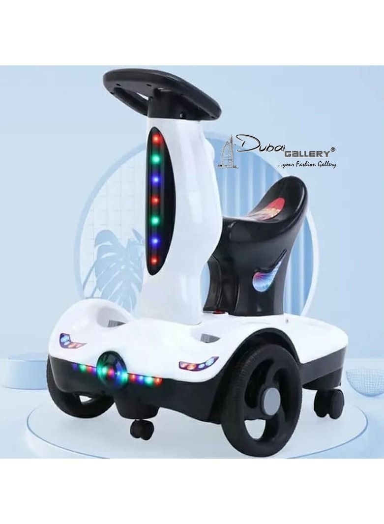 Children's Electric Car Remote Control Toy Stroller Kids Student Charging Scooter Toddlers Drift Balance Car Flashing - Image 1