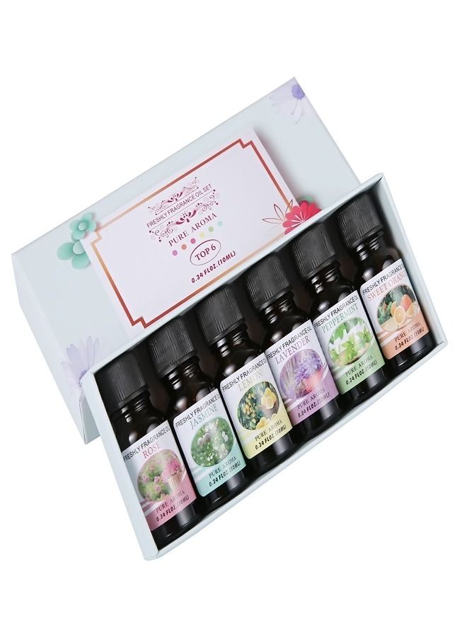 Pack of 6 Natural and Pure Premium Fragrance Water Soluble Aroma Diffuser Essential Oil  - Image 5