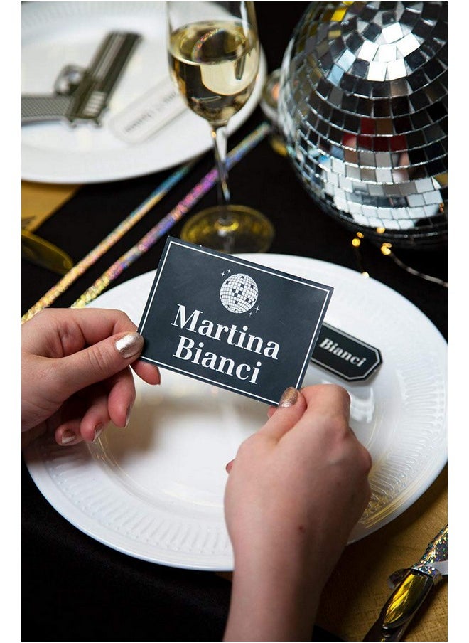 Talking Tables alking Tables Reusable Murder Mystery on The Dancefloor Kit Host Your Own Games Night Nightclub Disco 1970s Themed Dinner Party 3 Alternative Endings Fancy Dress Up Fun After Dinner Parties  - Image 4