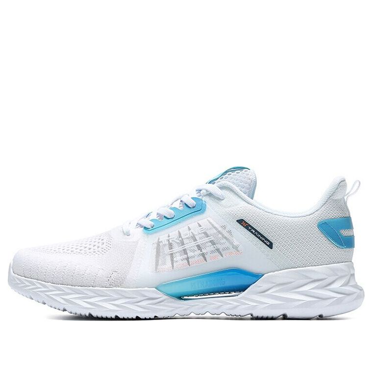 361 Degrees QU!K Light Breathable Running Shoes 'White Blue' - Image 1