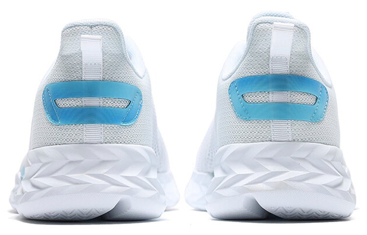 361 Degrees QU!K Light Breathable Running Shoes 'White Blue' - Image 4