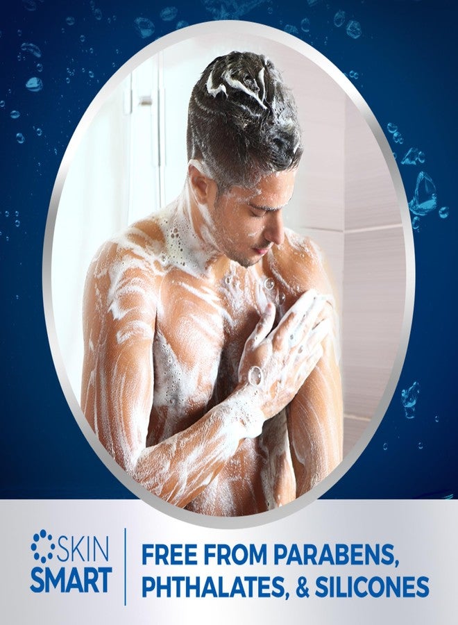 Dial Men 3in1 Body, Hair and Face Wash, Hydro Fresh, 16 fl oz, Pack of 6 - Image 5