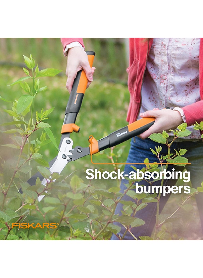 Fiskars - Fiskars 23Inch Hedge Shears Bush Trimmer with PowerGear2 Technology that Multiplies Power for Less Effort SoftGrip Handles with ShockAbsorbing Bumpers - Image 1