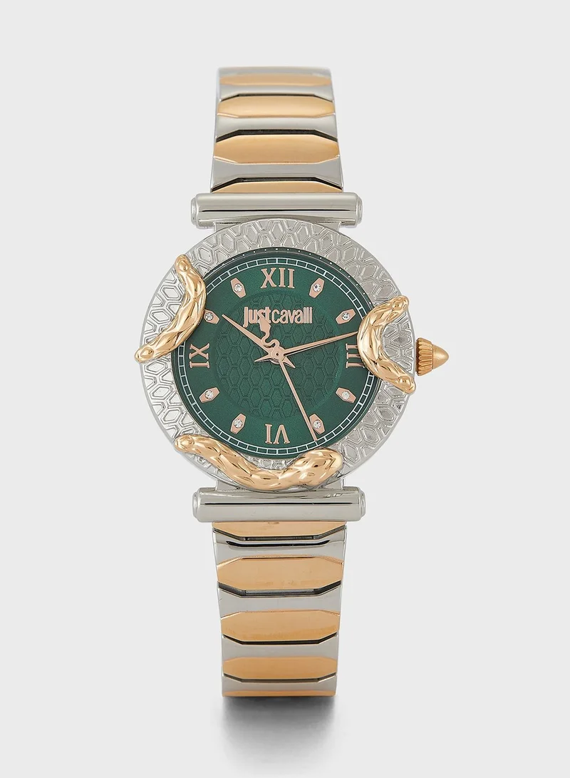 Just Cavalli Classic Steel Strap Analog Watch