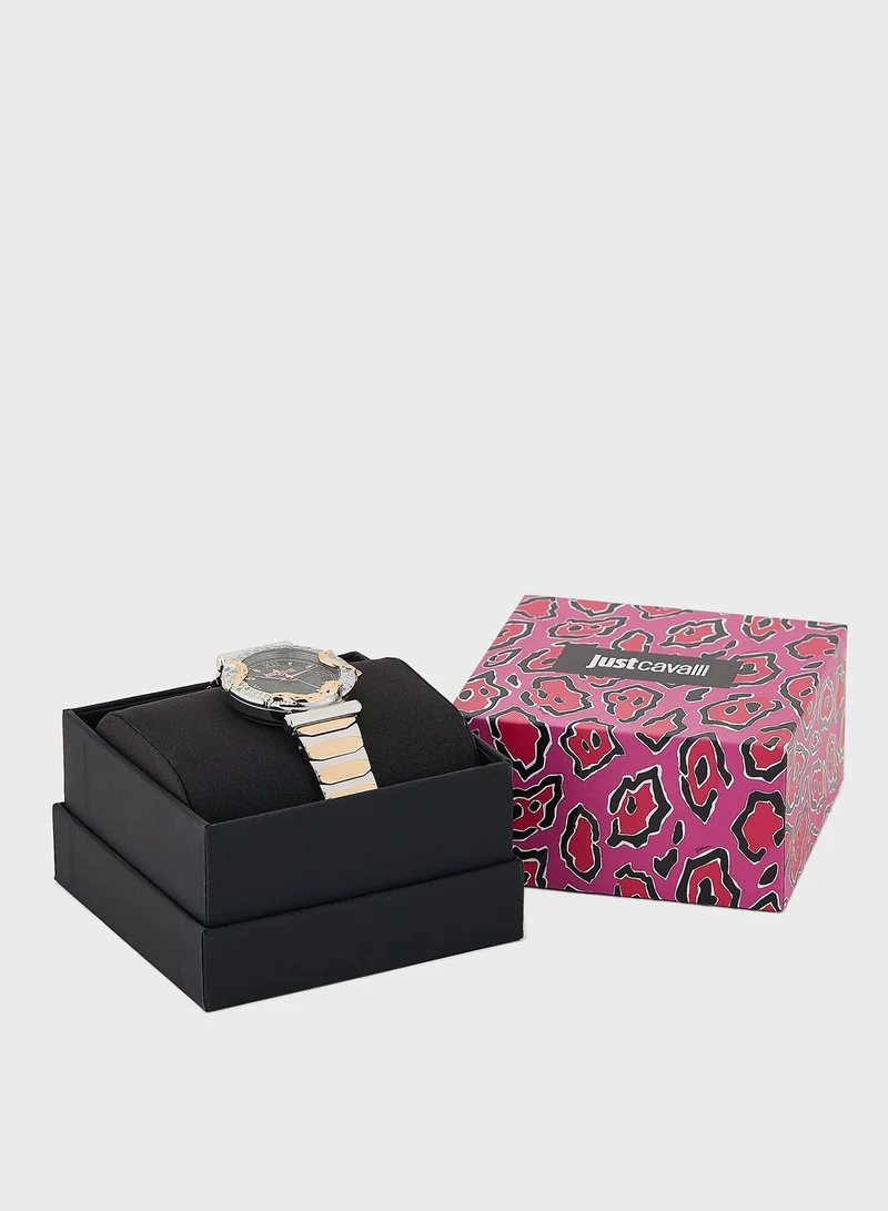 Just Cavalli Classic Steel Strap Analog Watch