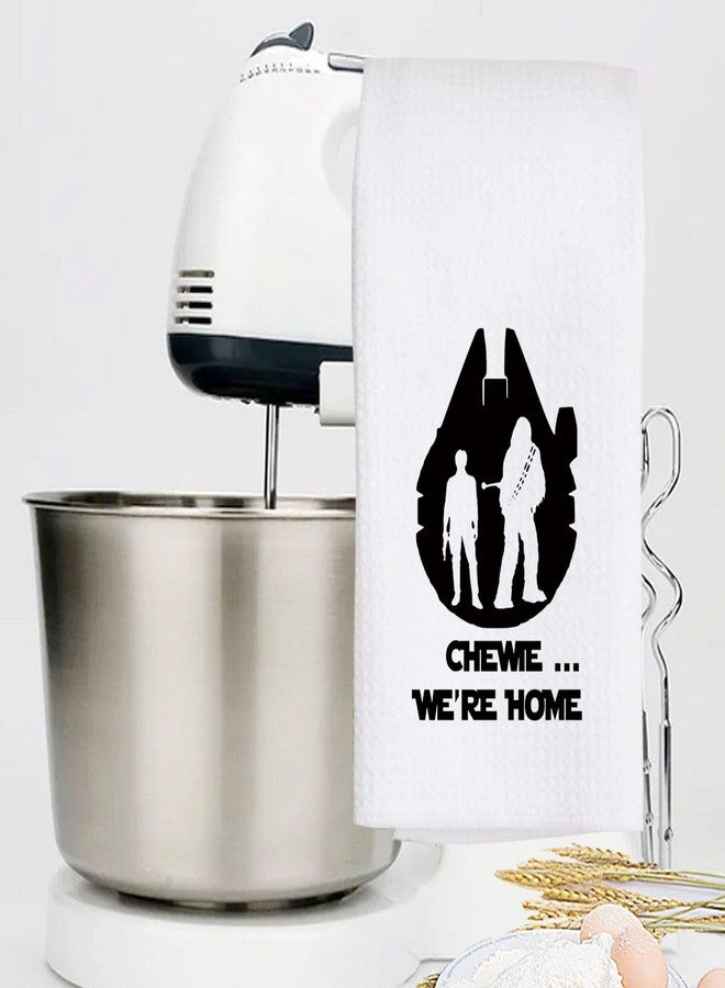 LEVLO Han Kitchen Towel Kylo Ren Fans Gift Chewie We're Home Han Tea Towel Housewarming Gift (Chewie Towel) - Image 4