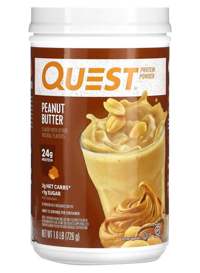 Quest Nutrition مسحوق بروتين زبدة الفول السوداني 1.6 رطل (726 جرام)