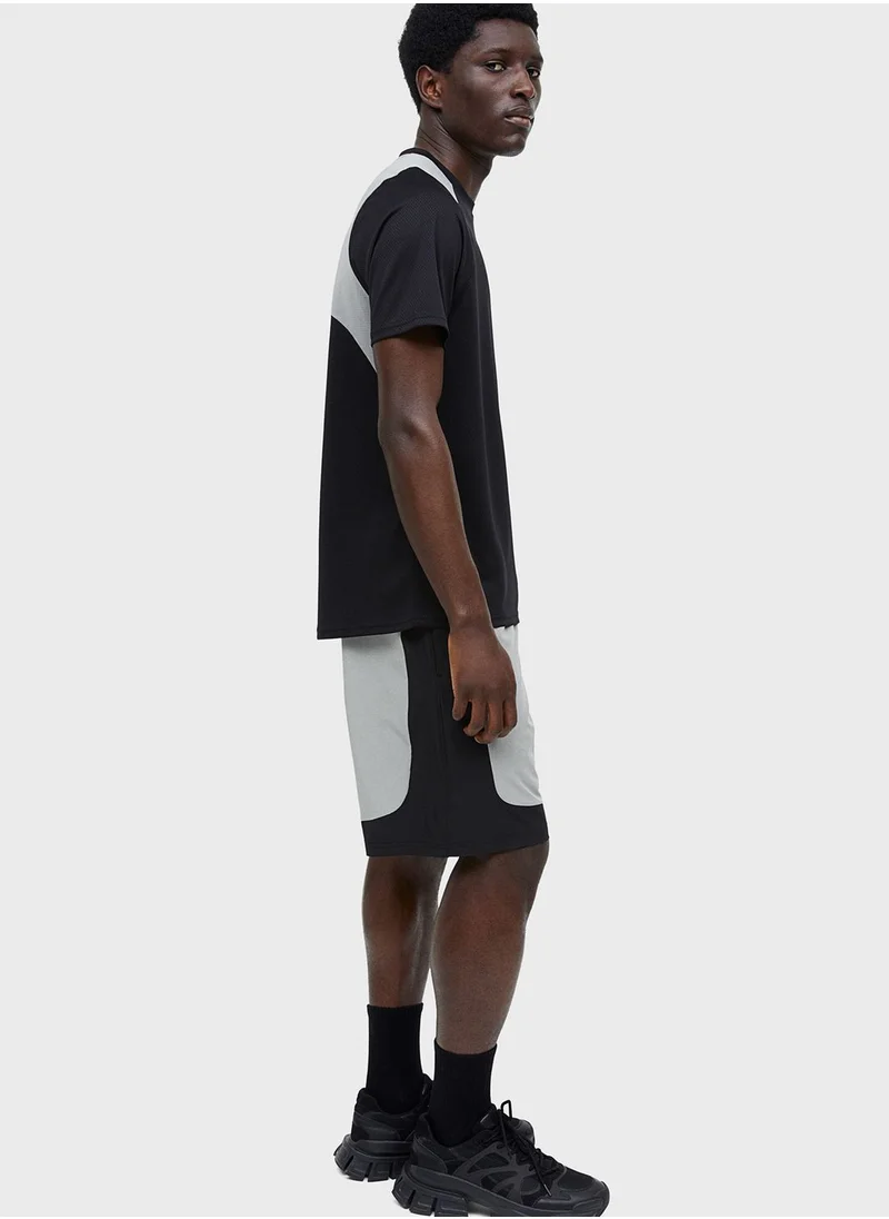 H&M Color Block Shorts
