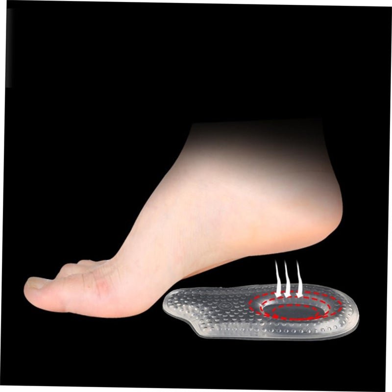 Gel Heel Cups Insoles For High Heels Foot Care Non Slip Design 2 Pairs - Image 3