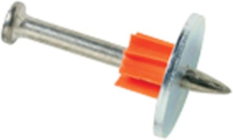 Powder Fastening Systems 1514SD 2-Inch Washered Pins, 100 Pack