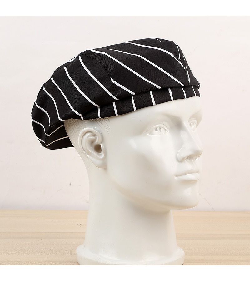Hotel Chef Hat Coffee Western Restaurant Waiter Work Hat Beret Forward Cap Small Pepper - Image 1