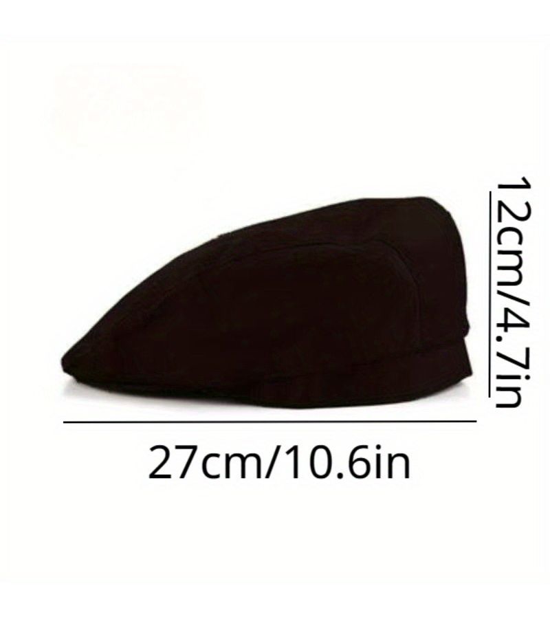 Hotel Chef Hat Coffee Western Restaurant Waiter Work Hat Beret Forward Cap Small Pepper - Image 3