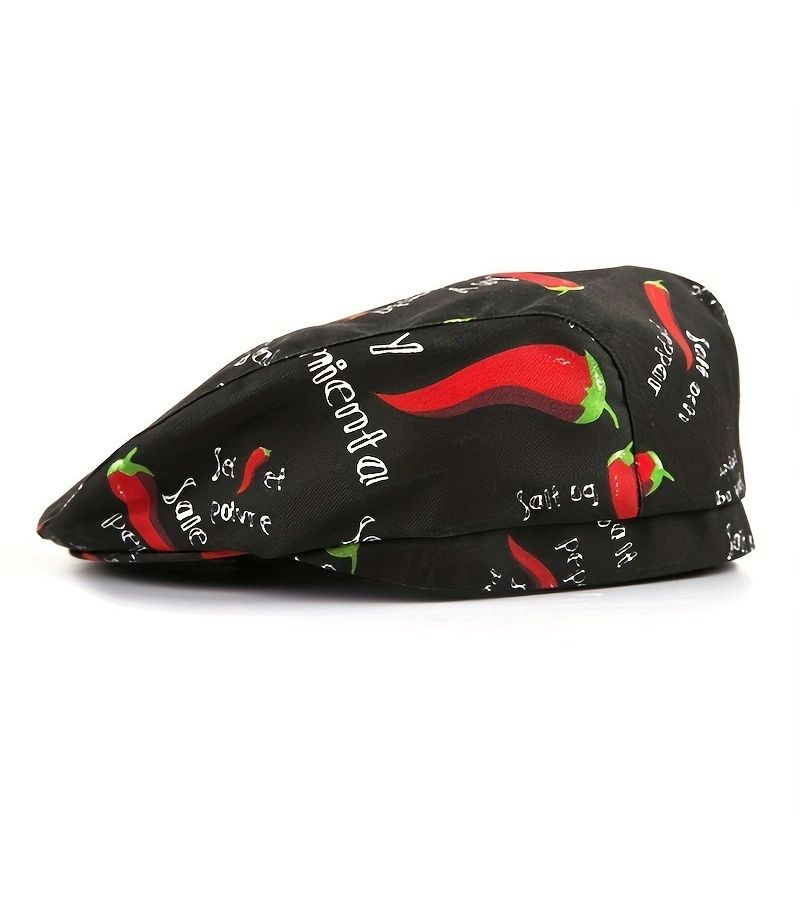 Hotel Chef Hat Coffee Western Restaurant Waiter Work Hat Beret Forward Cap Small Pepper - Image 5