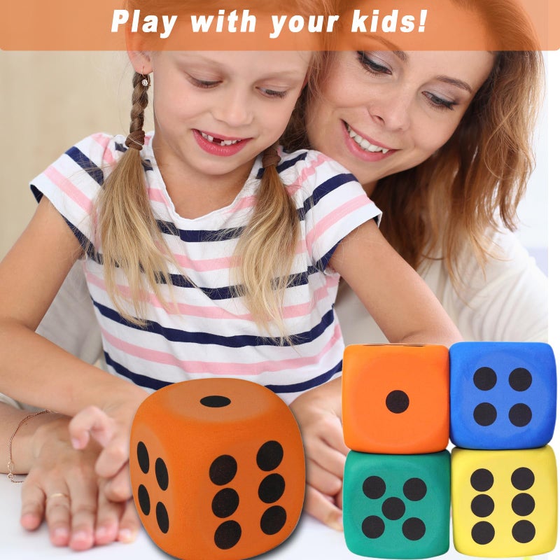 Qidiwin Giant EVA Foam Dices, 6PCS - Image 3