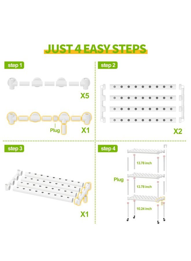 SPECILITE Hydroponics Growing System Indoor Garden, 108 Plant Sites - Image 5