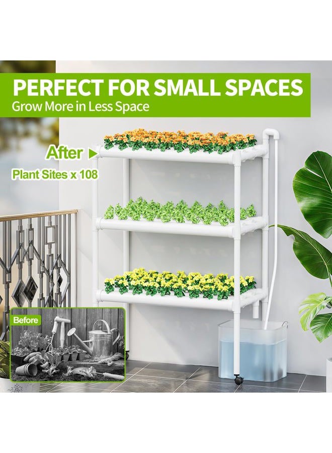 SPECILITE Hydroponics Growing System Indoor Garden, 108 Plant Sites - Image 2