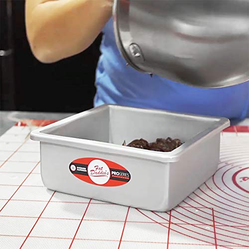 Fat Daddio's PSQ-882 Anodized Aluminum Square Cake Pan, 8 x 2 Inch - Image 3