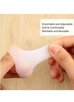 Y&D Gel Finger Cots Protector Support (30 PCS) Sleeves Silicone Covers Compress for Arthritis Great Protect Trigger Fingertips Cracking  - Image 5