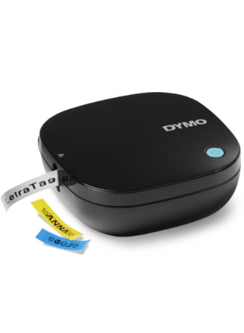 Dymo DYMO LetraTag 200B Label Maker with Bluetooth, Compact Label Printer, Connects to iOS and Android via Wireless Bluetooth Technology, Includes 1 x White Paper Label Tape  - Image 1