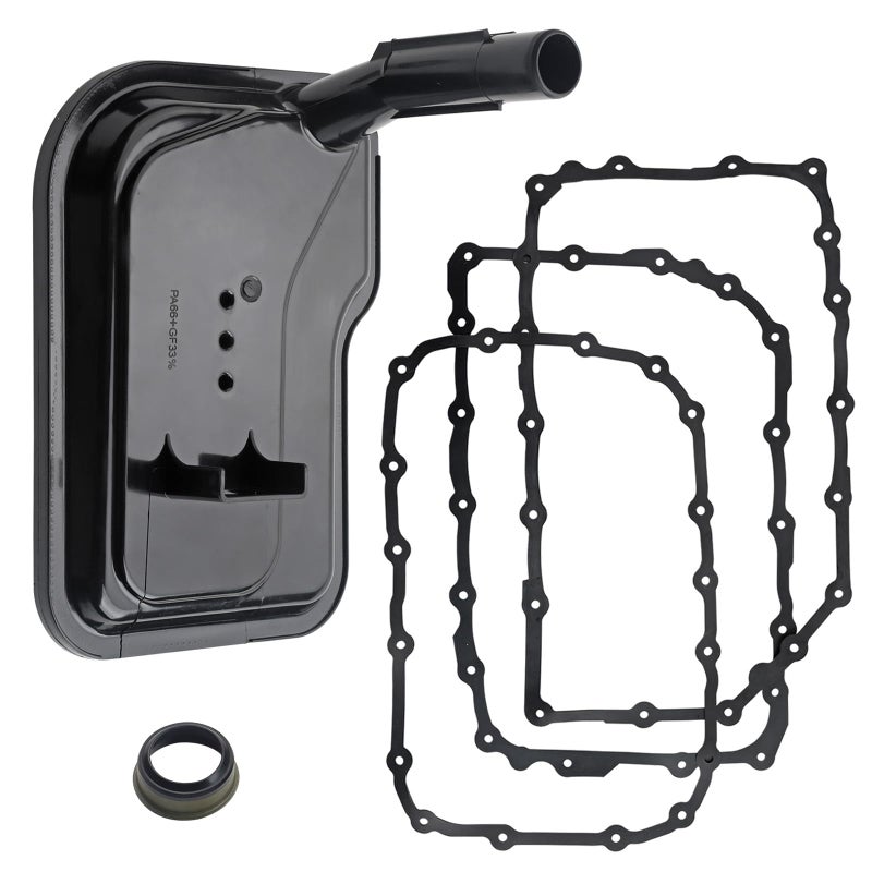 6L80E 6L90E Automatic Transmission Filter Kit Fits for Chevy Express Silverado 1500 2500 3500 Suburban Cadillac Escalade XLR STS SRX GMC Canyon Savana Sierra Yukon Replaces 24236933 24236517