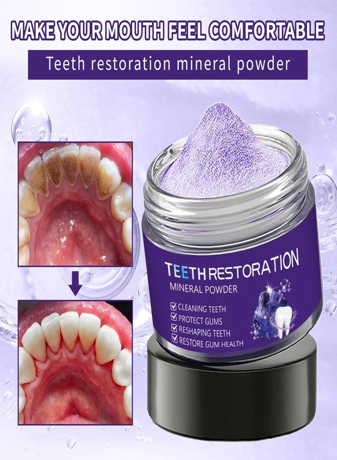 Tpyag Teeth Restoration Mineral Powder - Restoration Mineral Tooth Powder Toothpaste, in Strengthening Teeth and Gums, Protect Gums and Freshen Breath, for Coffee, Tea and Tobacco Stains-50g - Image 5