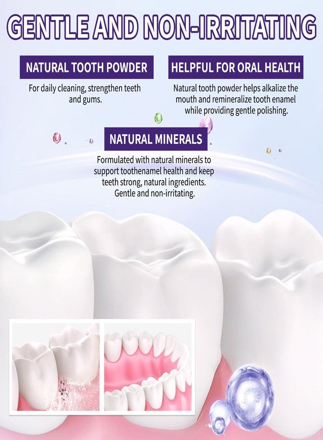 Tpyag Teeth Restoration Mineral Powder - Restoration Mineral Tooth Powder Toothpaste, in Strengthening Teeth and Gums, Protect Gums and Freshen Breath, for Coffee, Tea and Tobacco Stains-50g - Image 4