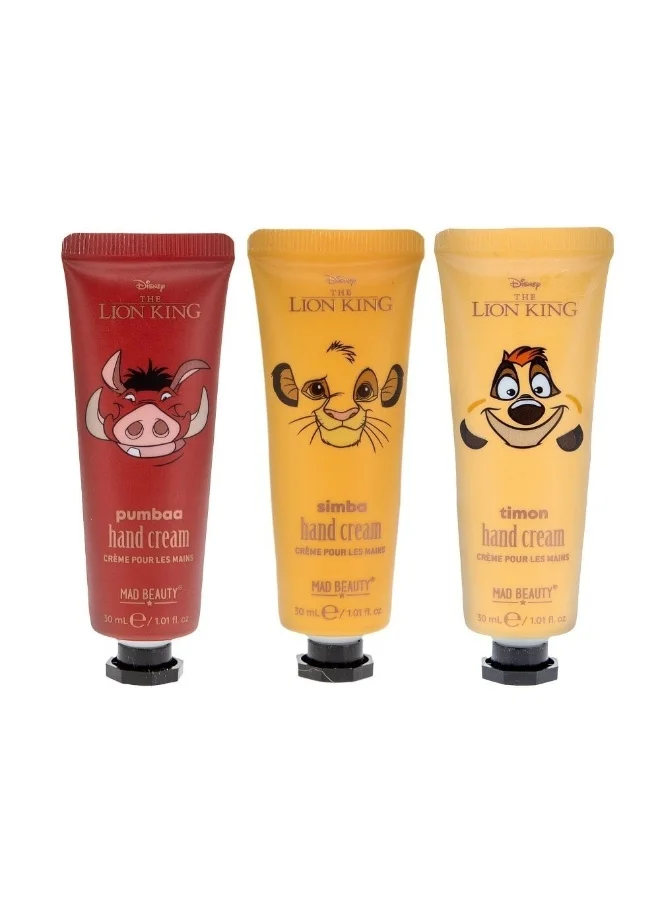 Mad Beauty Lion King Hand Cream Trio