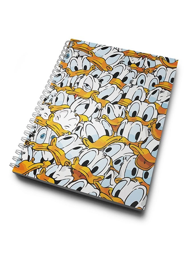 LIT Alot of Donald Duck Hardcover Spiral Notebook - Image 1