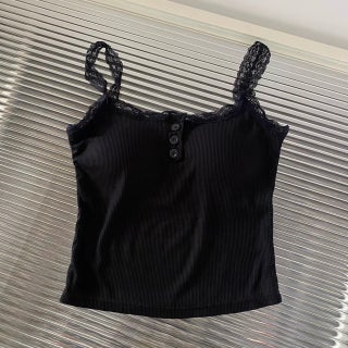 Plus size chubby girl pure desire lace small sling summer bottoming vest top with chest pad wrapped chest lace sling Black [high quality version with chest pad]] - pzsku/ZA15589399635613FEF14Z/45/1746225010/51dc125a-fa36-4d1a-8efb-70127ab1ad84